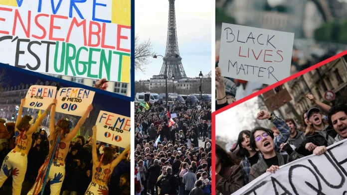 Minority rights demonstrations in France